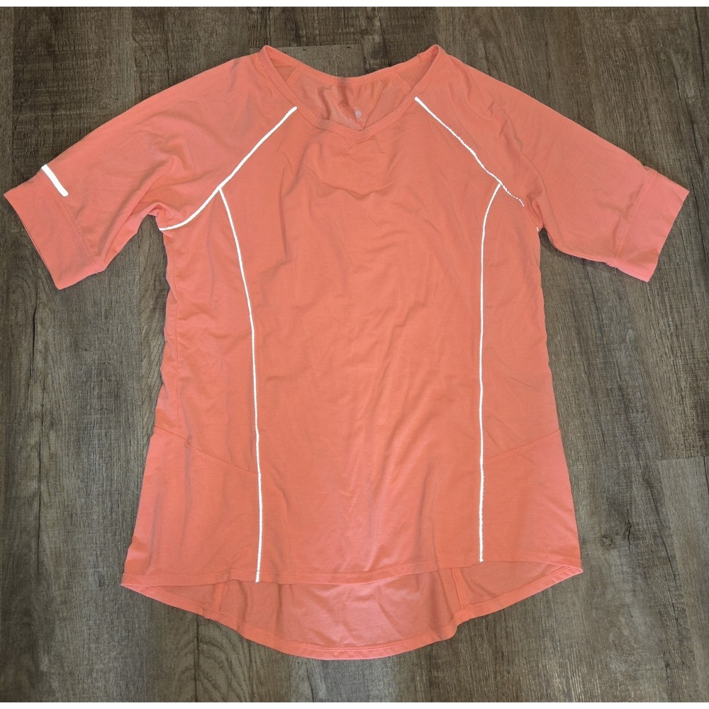 Tangerine Women's Active‎ Short Sleeve Orange Color Top Sz XL